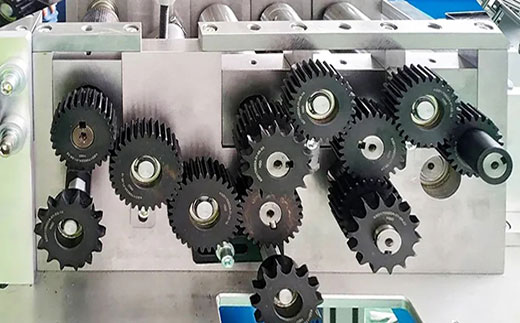 CA88全自动口罩生产流水线局部实拍图片