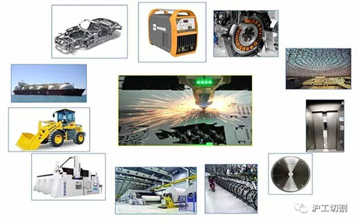 CA8810米大幅面龙门光纤激光切割机应用行业