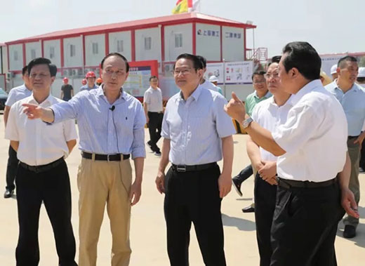 江西省省长易炼红莅临上海；；；；；；A88南昌项目建设现场调研